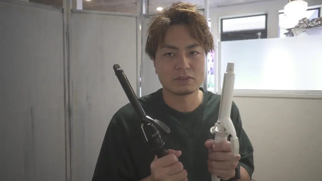 サロニアコテとサロン用コテとの比較